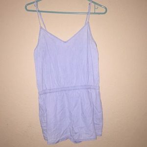 Light wash blue romper